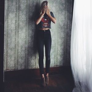 imogene + willie Elizabeth black jeans size 24